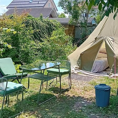 Camping Under The Walnut In Your Own Tent On A Shared Lot And Shared Bathroom Λιουμπλιάνα Εξωτερικό φωτογραφία
